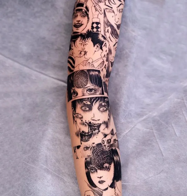 Junji Ito Tattoo 26