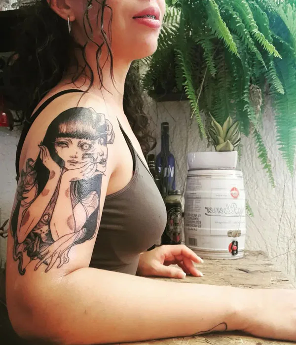 Junji Ito Tattoo 4
