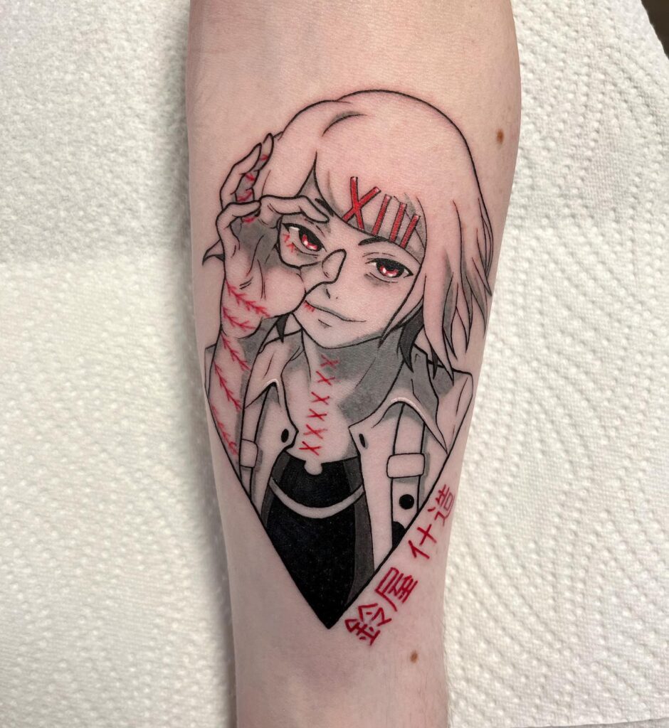 Juuzou suzuya unisex tokyo ghoul tattoo design