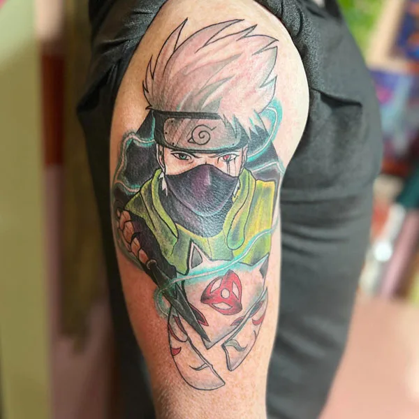 Kakashi arm tattoo