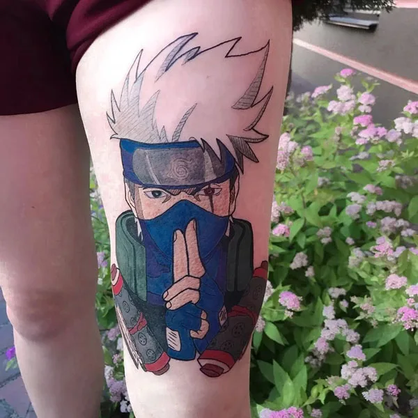 Kakashi tattoo 1