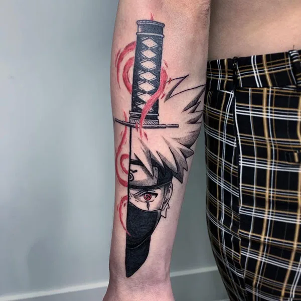 Kakashi tattoo 10