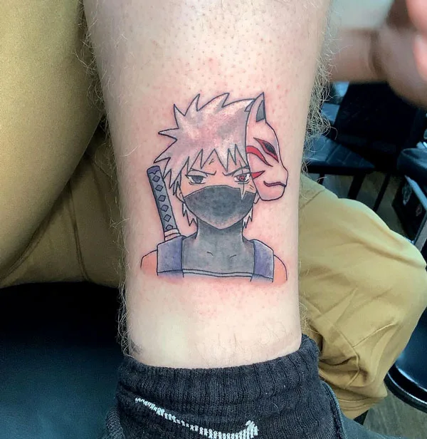 Kakashi tattoo 11