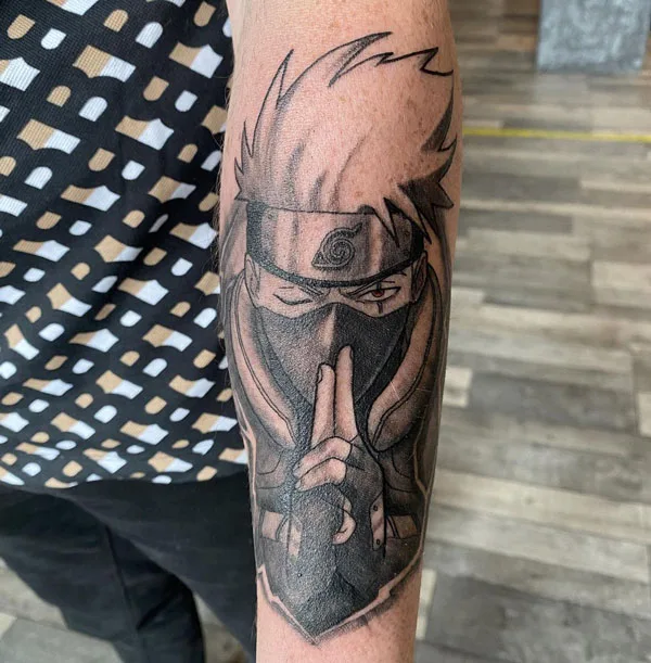 Kakashi tattoo 17