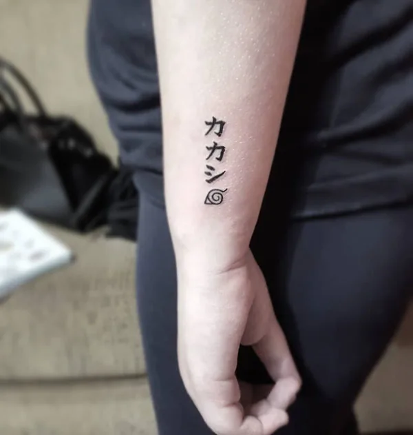 Kakashi tattoo 21