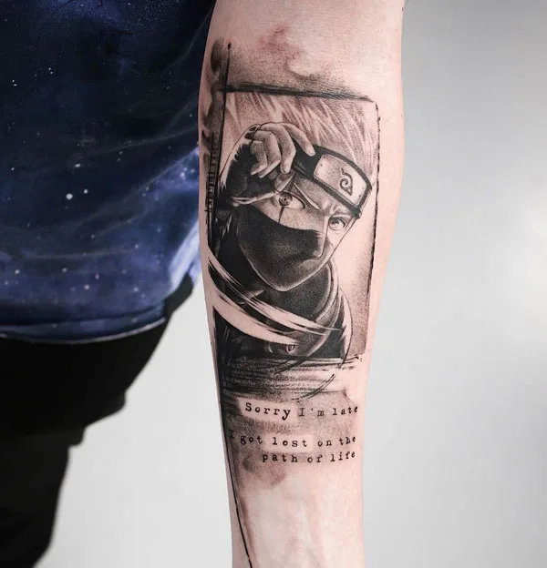 Kakashi tattoo 34