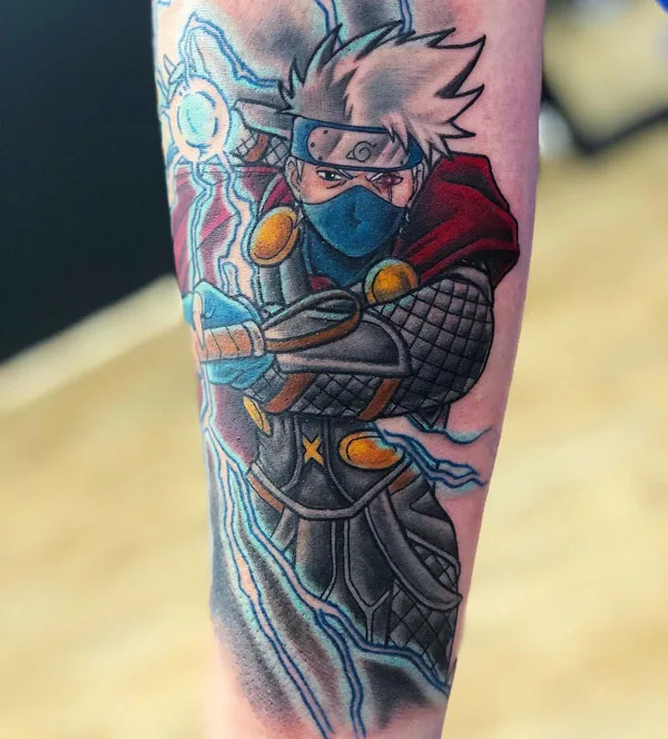 Kakashi tattoo 4