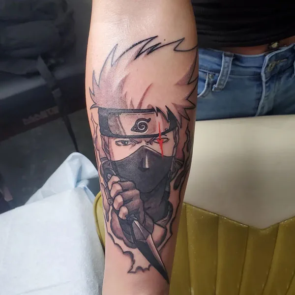 Kakashi tattoo 5
