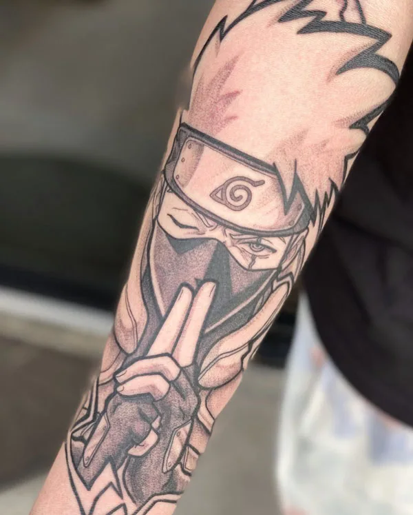 Kakashi tattoo 50