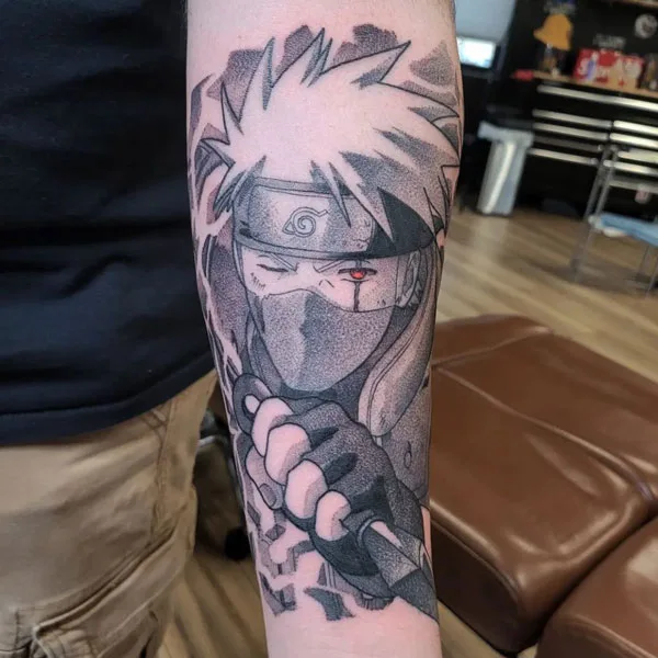 Kakashi tattoo 6