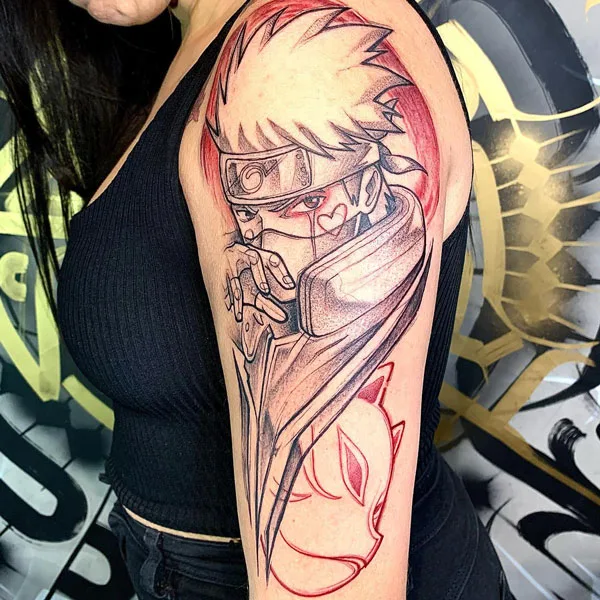 Kakashi tattoo 7