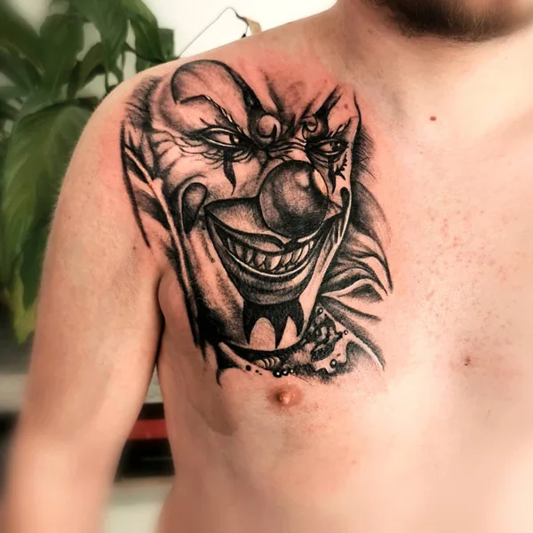 Killer Clown Tattoo
