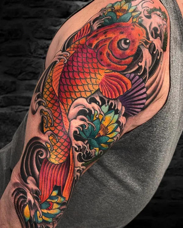 Koi fish tattoo designs