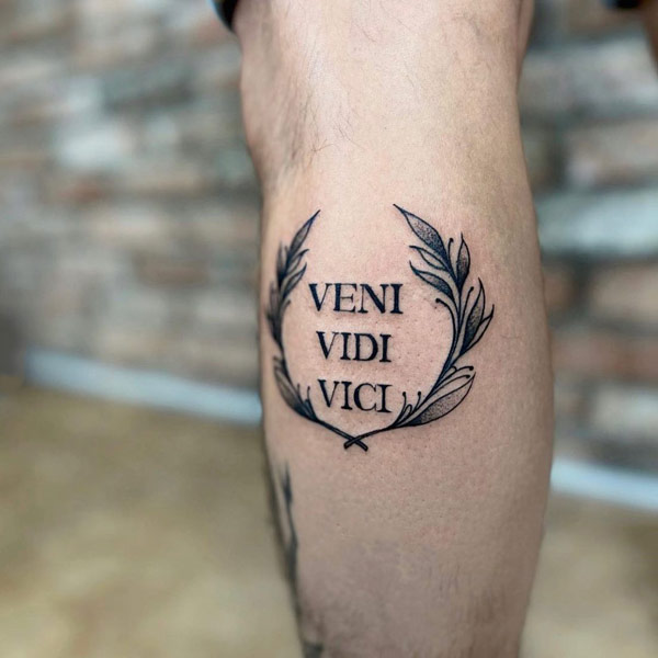 Latin quotes tattoo