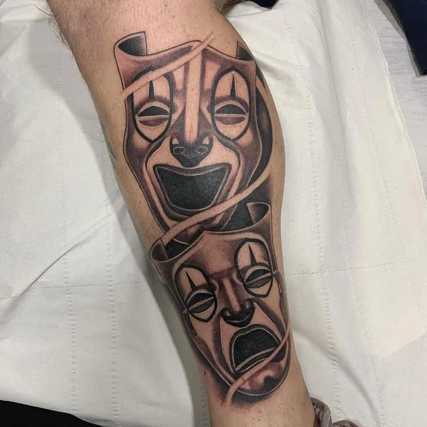 Laugh now cry later tattoo 102