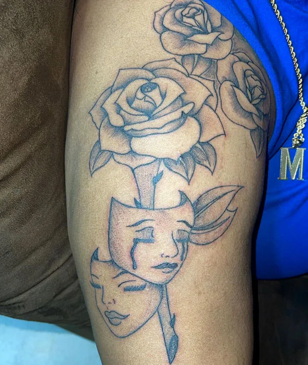 Laugh now cry later tattoo 109