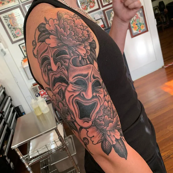 Laugh now cry later tattoo 14