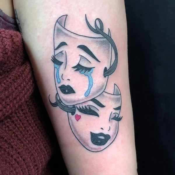 Laugh now cry later tattoo 19