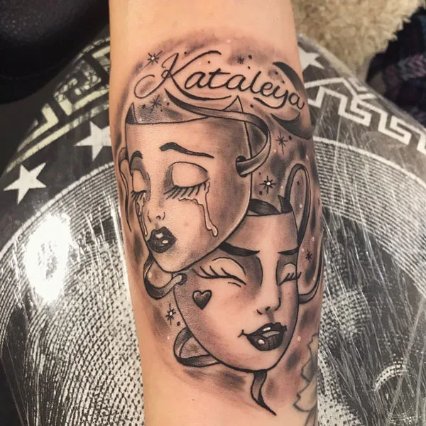 Laugh now cry later tattoo 20