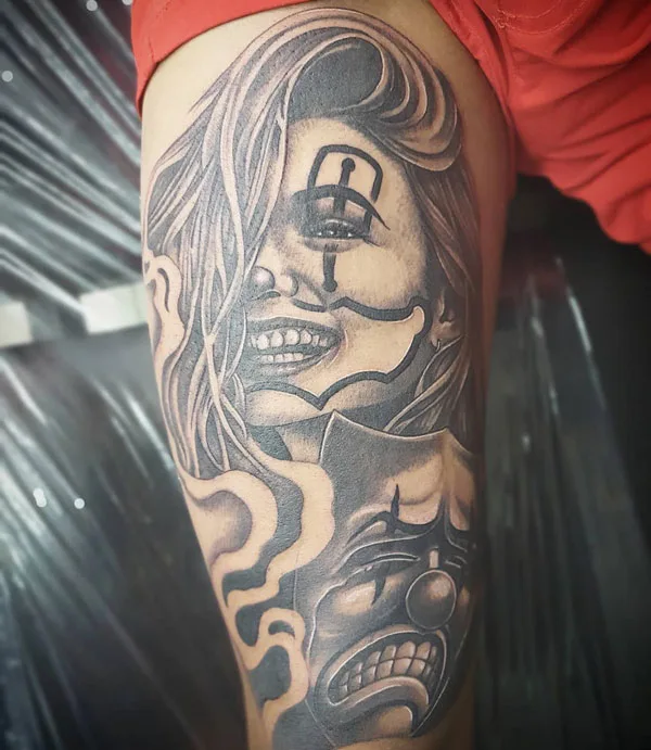 Laugh now cry later tattoo 27