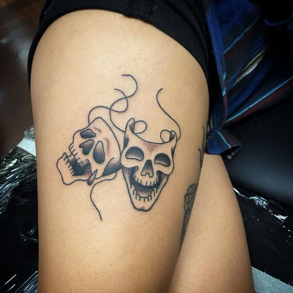 Laugh now cry later tattoo 32