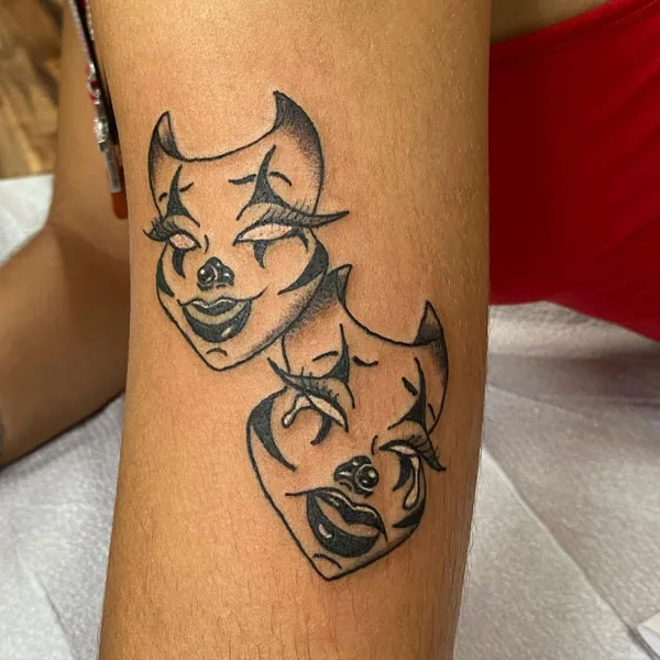 Laugh now cry later tattoo 37