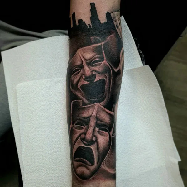 Laugh now cry later tattoo 41