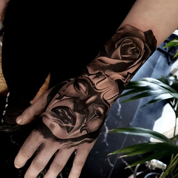 Laugh now cry later tattoo 42