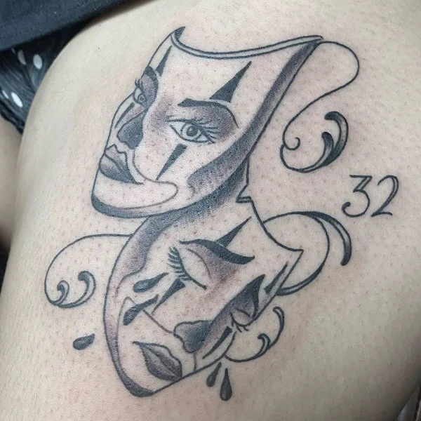 Laugh now cry later tattoo 46