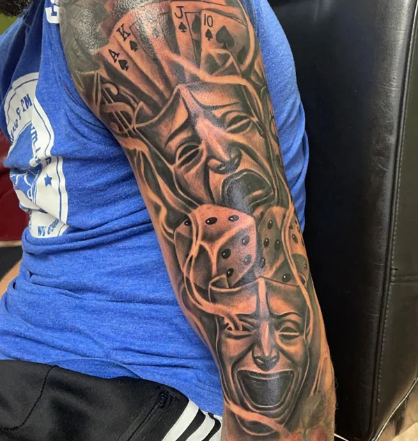 Laugh now cry later tattoo 49