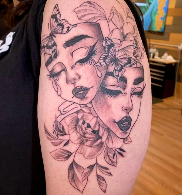 Laugh now cry later tattoo 56