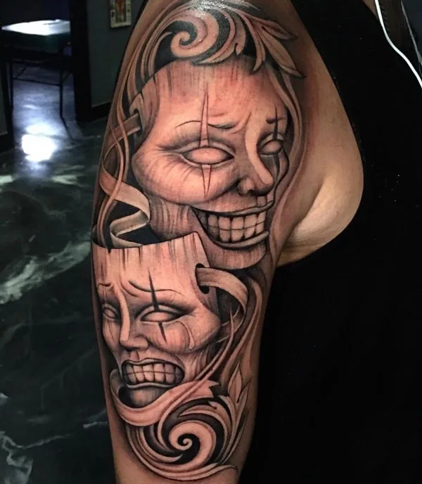 Laugh now cry later tattoo 57
