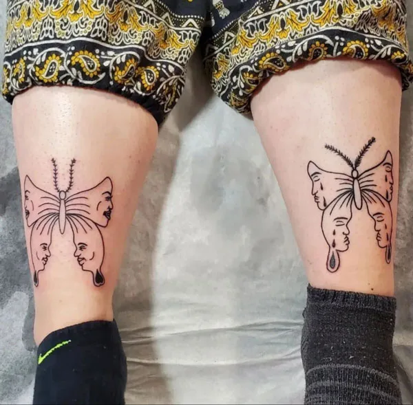 Laugh now cry later tattoo 60