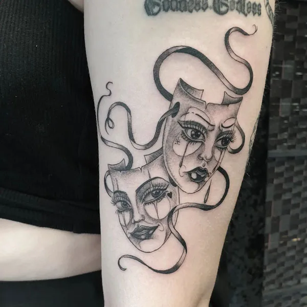 Laugh now cry later tattoo 64