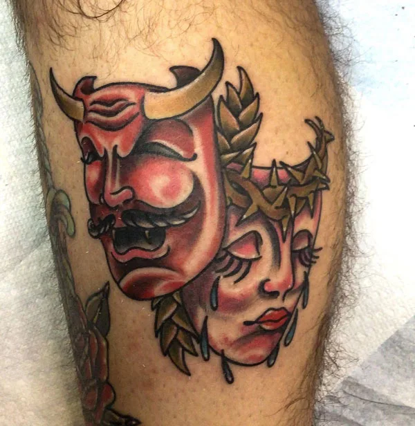 Laugh now cry later tattoo 66