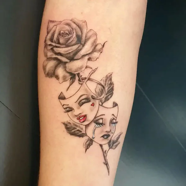 Laugh now cry later tattoo 69