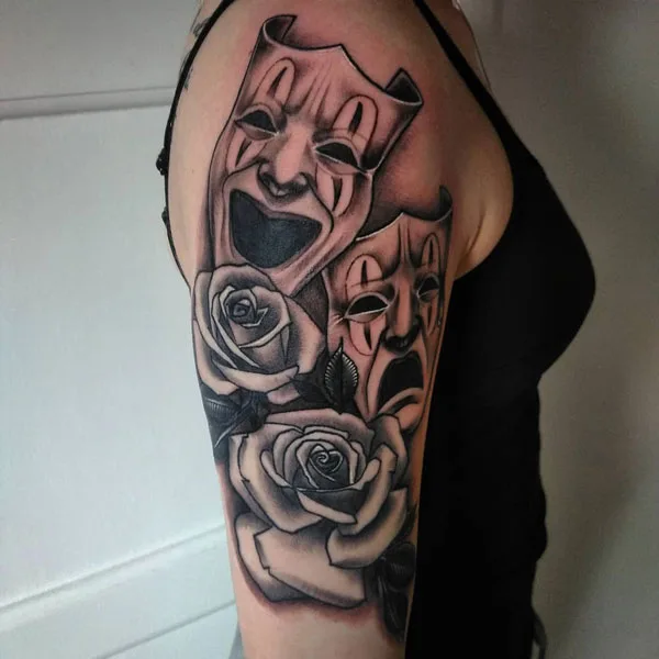Laugh now cry later tattoo 7
