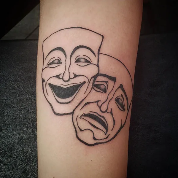 Laugh now cry later tattoo 70