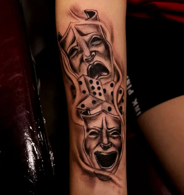 Laugh now cry later tattoo 71
