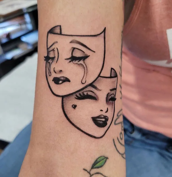 Laugh now cry later tattoo 73