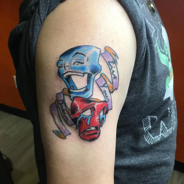 Laugh now cry later tattoo 74