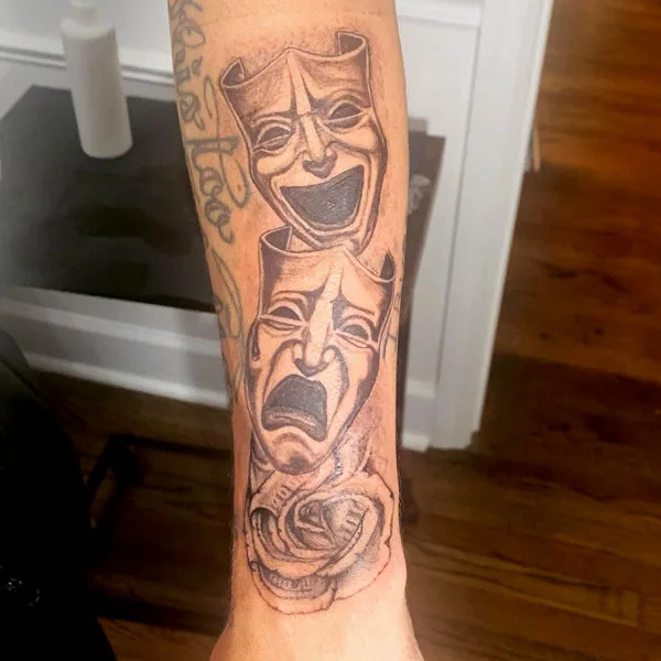 Laugh now cry later tattoo 77