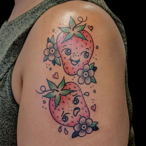 Laugh now cry later tattoo 80