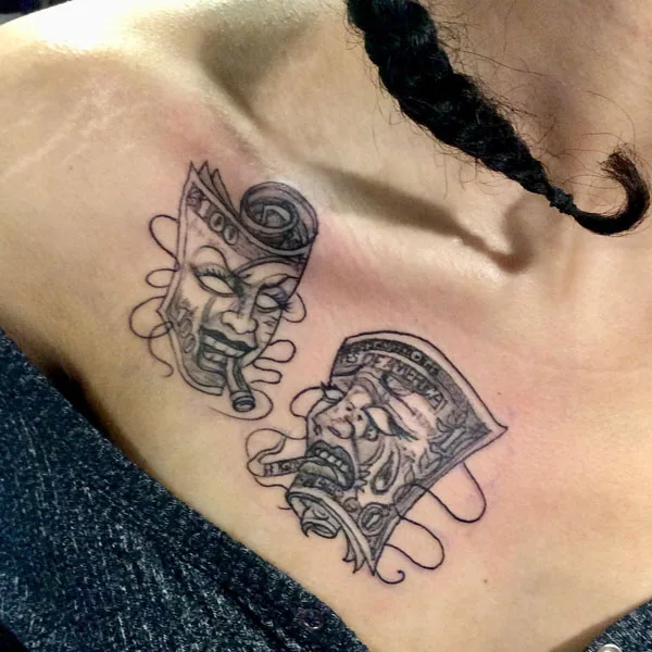 Laugh now cry later tattoo 88