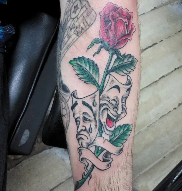 Laugh now cry later tattoo 9