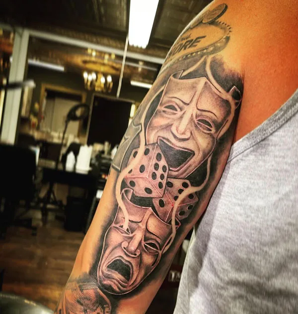 Laugh now cry later tattoo 98