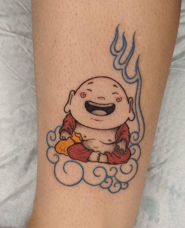 Laughing Buddha Baby Face Tattoos