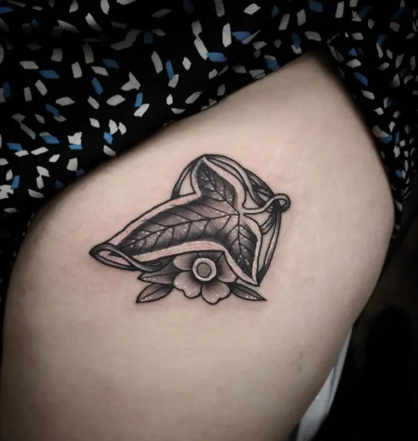 Leaf of Lorien Tattoo 2