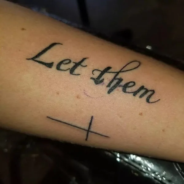 Let Them Cross Tattoo