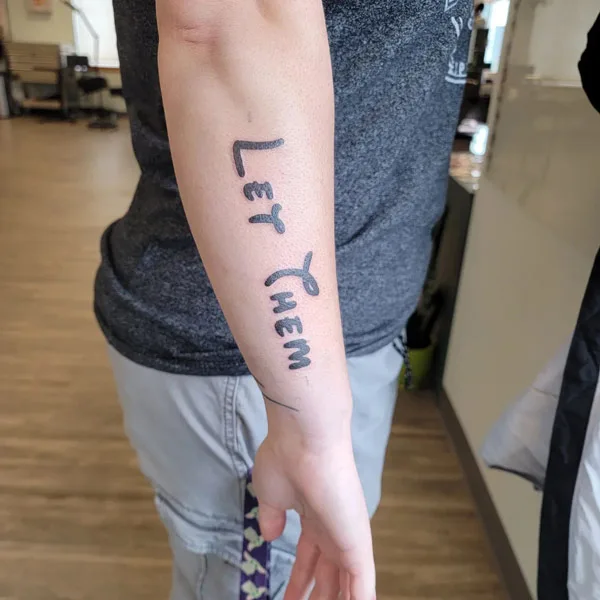 Let Them Tattoo Ideas